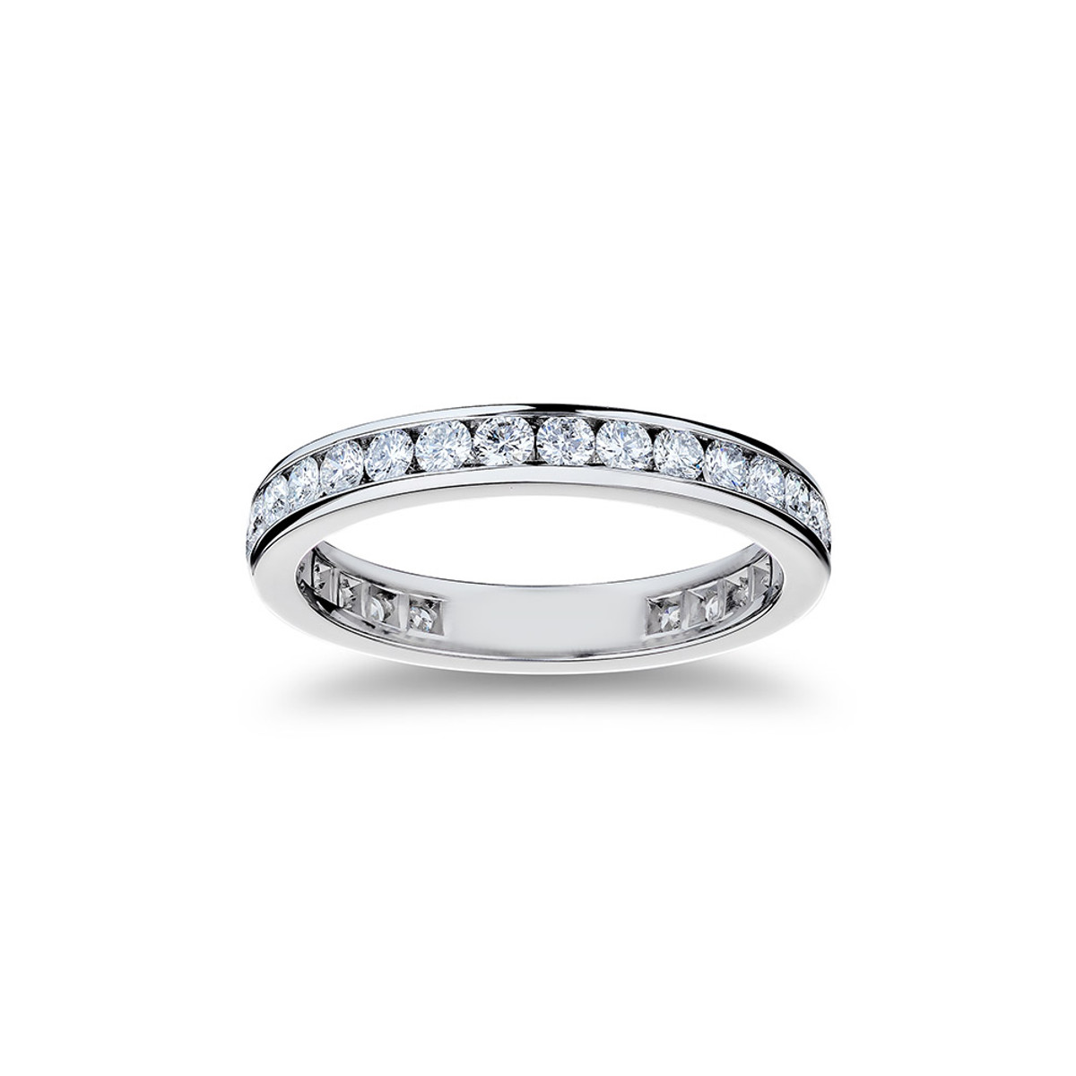 PLATINUM DIAMOND ETERNITY BAND 1.11CTTW-43278