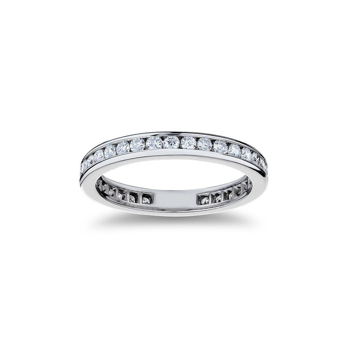 PLATINUM DIAMOND ETERNITY BAND 0.93CTTW-43293 Product Image