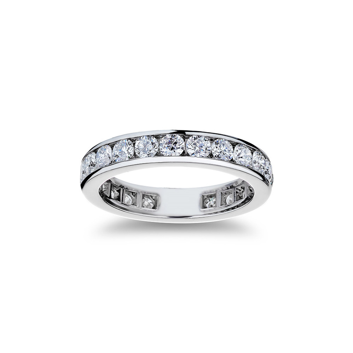 PLATINUM DIAMOND ETERNITY BAND 2.07CTTW-43291