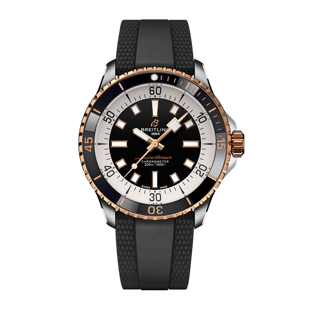 Breitling Superocean 46 Automatic 18K Rose Gold & Steel U17375211B1S1-43935 Product Image