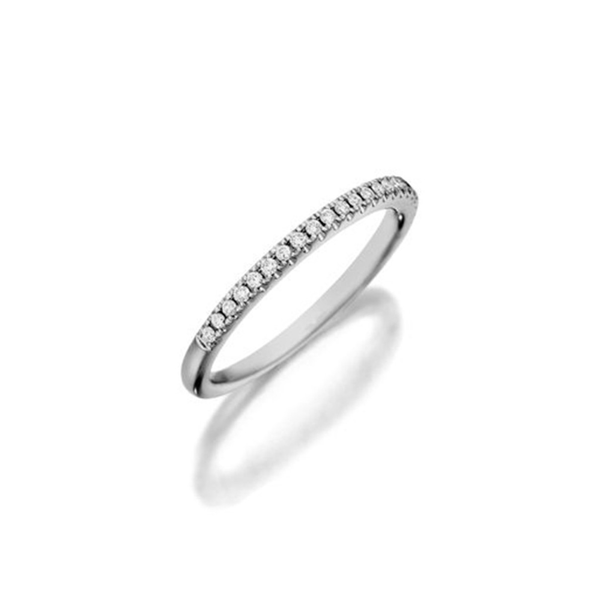 Henri Daussi 18K White Gold Diamond Band-44050