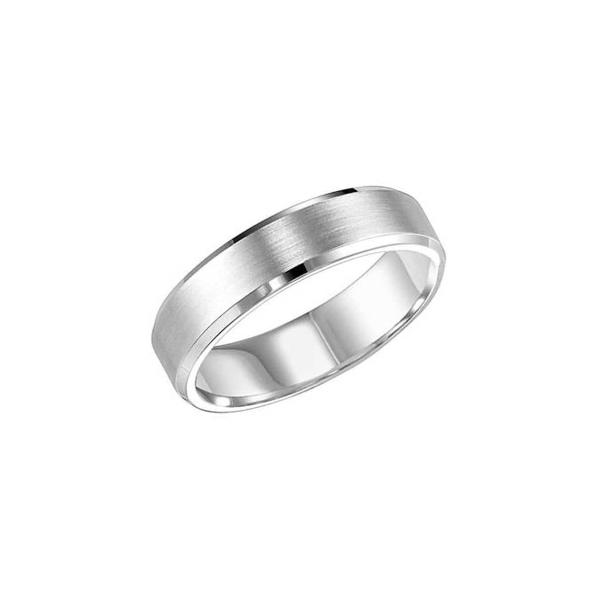 Hyde Park Collection Platinum Band-44254 Product Image