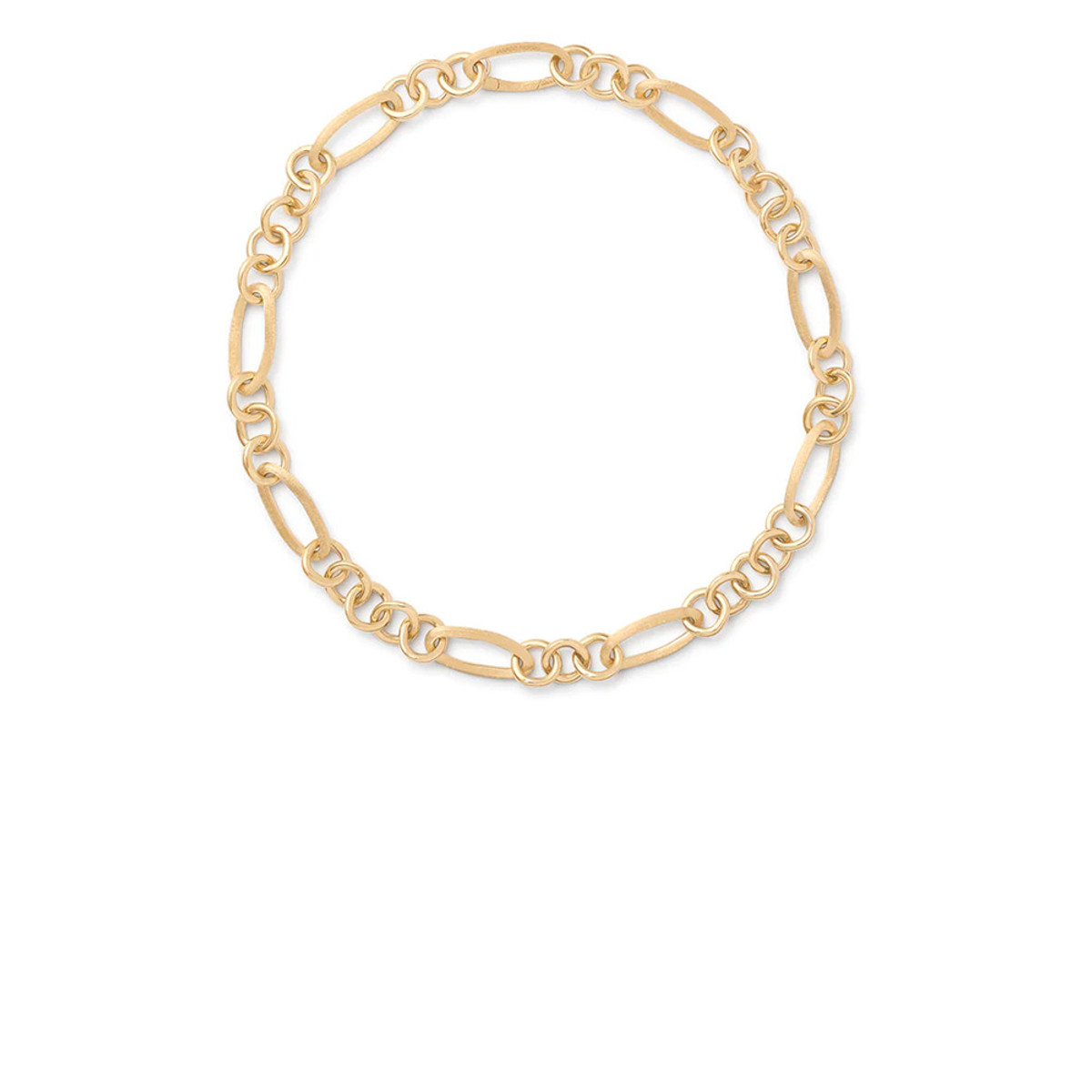 Marco Bicego Jaipur Link Collection 18K Yellow Gold Mixed Link Necklace-44441 Product Image