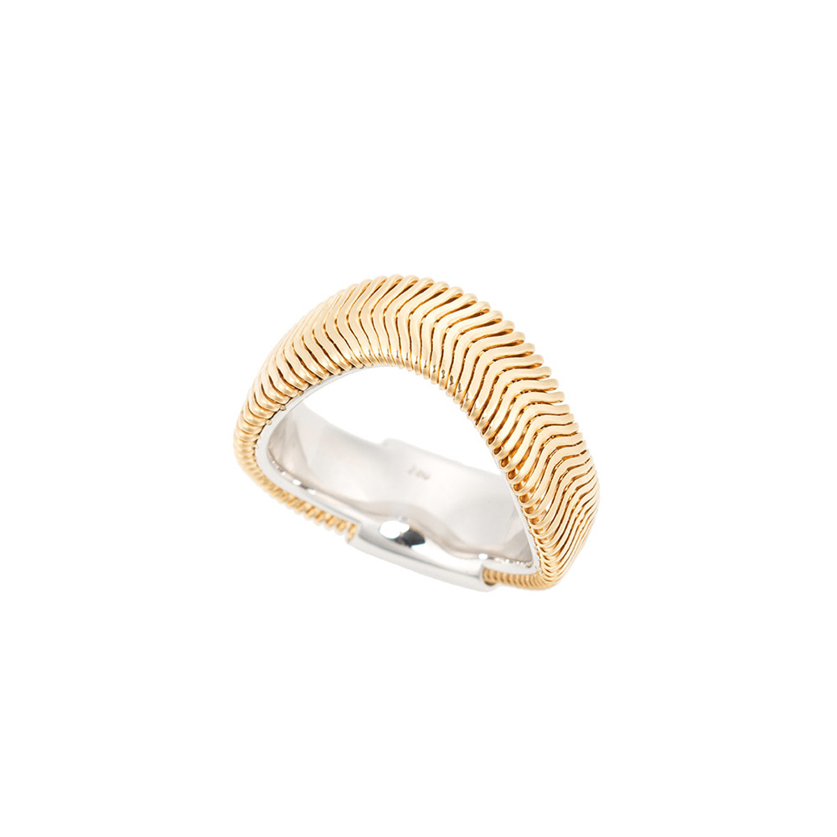 Nikos Koulis 18K Yellow Gold Feelings Wide Band Ring-44454