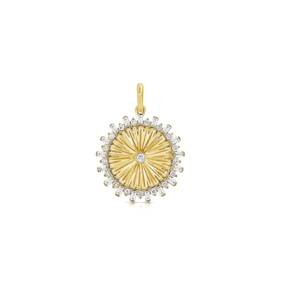 Hyde Park Collection 14K Yellow Gold Diamond Charm-44524 Product Image