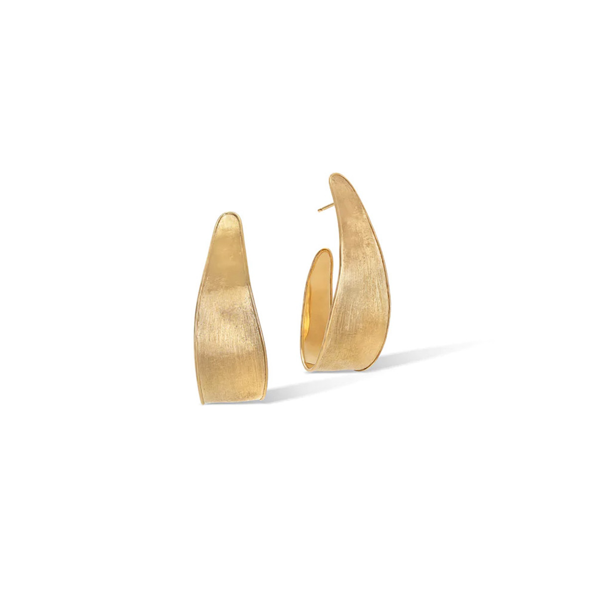 Marco Bicego Lunaria Collection 18K Yellow Gold Small Hoop Earrings-44672