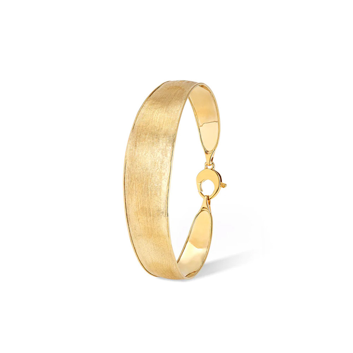 Marco Bicego 18K Yellow Gold Lunaria Collection Medium Width Bangle-44673 Product Image