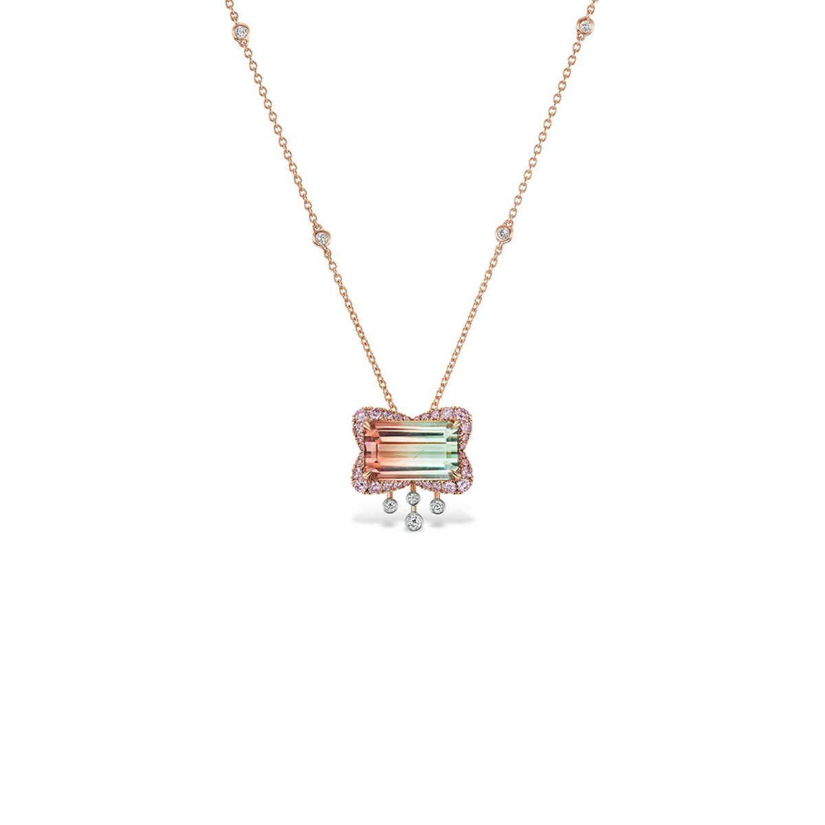 Pink Silver Necklace – Highness Collection Jewelry