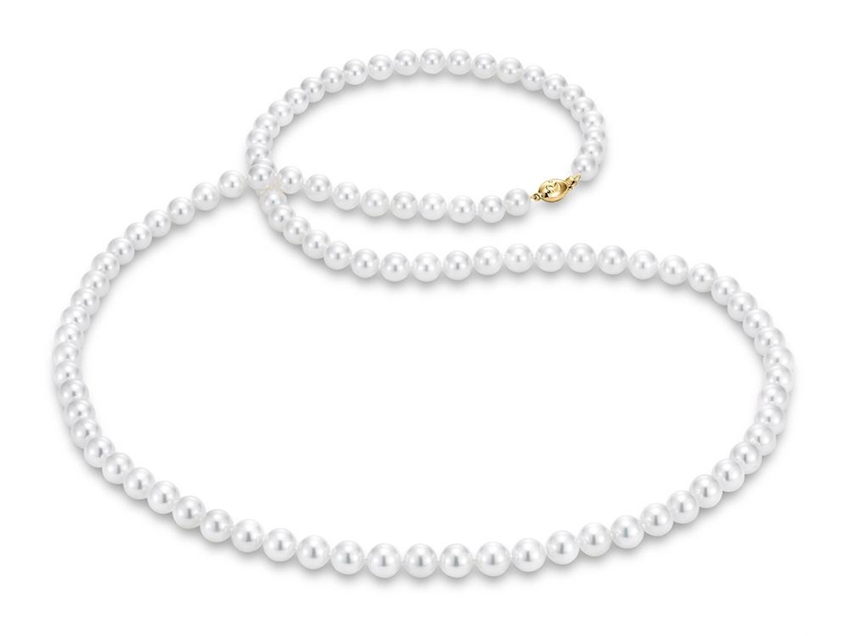 Hyde Park Collection 9MM 34" Akoya Pearl Strand-47280 Product Image