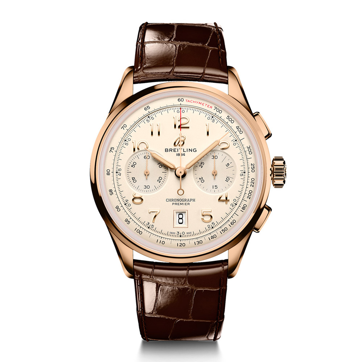 Breitling Premier 42 B01 Automatic Chronograph 18K Rose Gold RB0145371G1P1-51886 Product Image