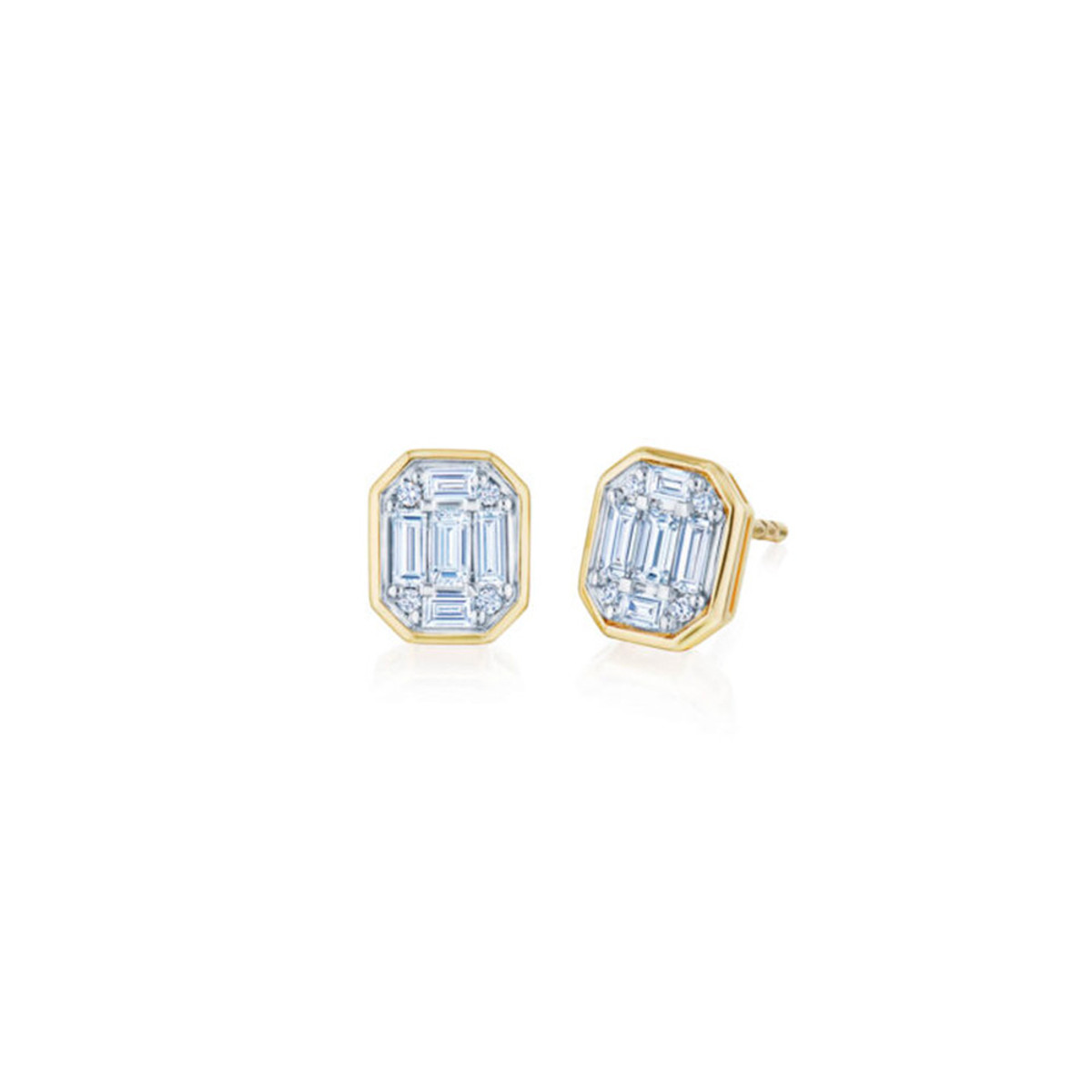 Kwiat 18K Yellow Gold Sunburst Diamond Earrings-51837 Product Image