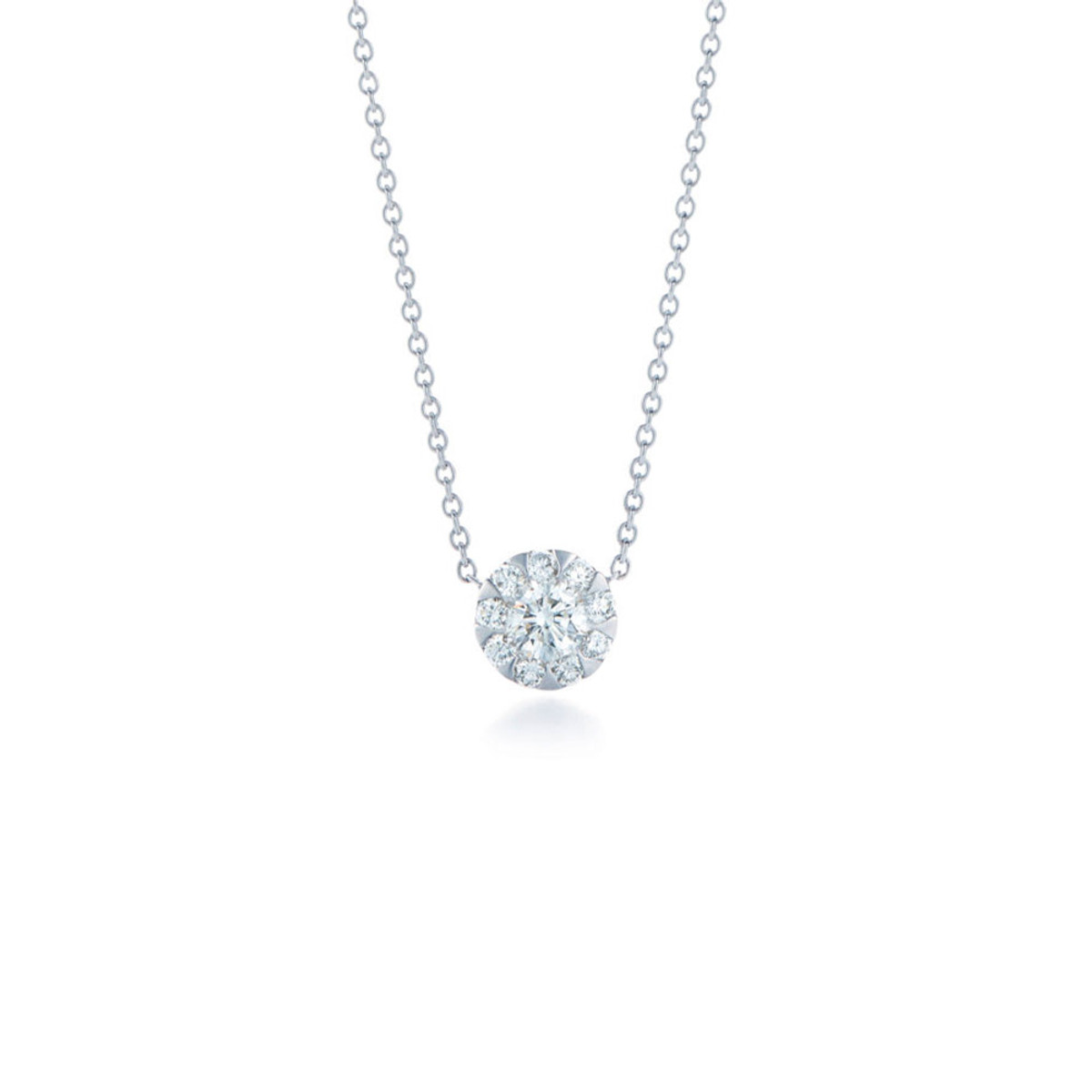 Kwiat 18K White Gold Diamond Pendant-51841 Product Image