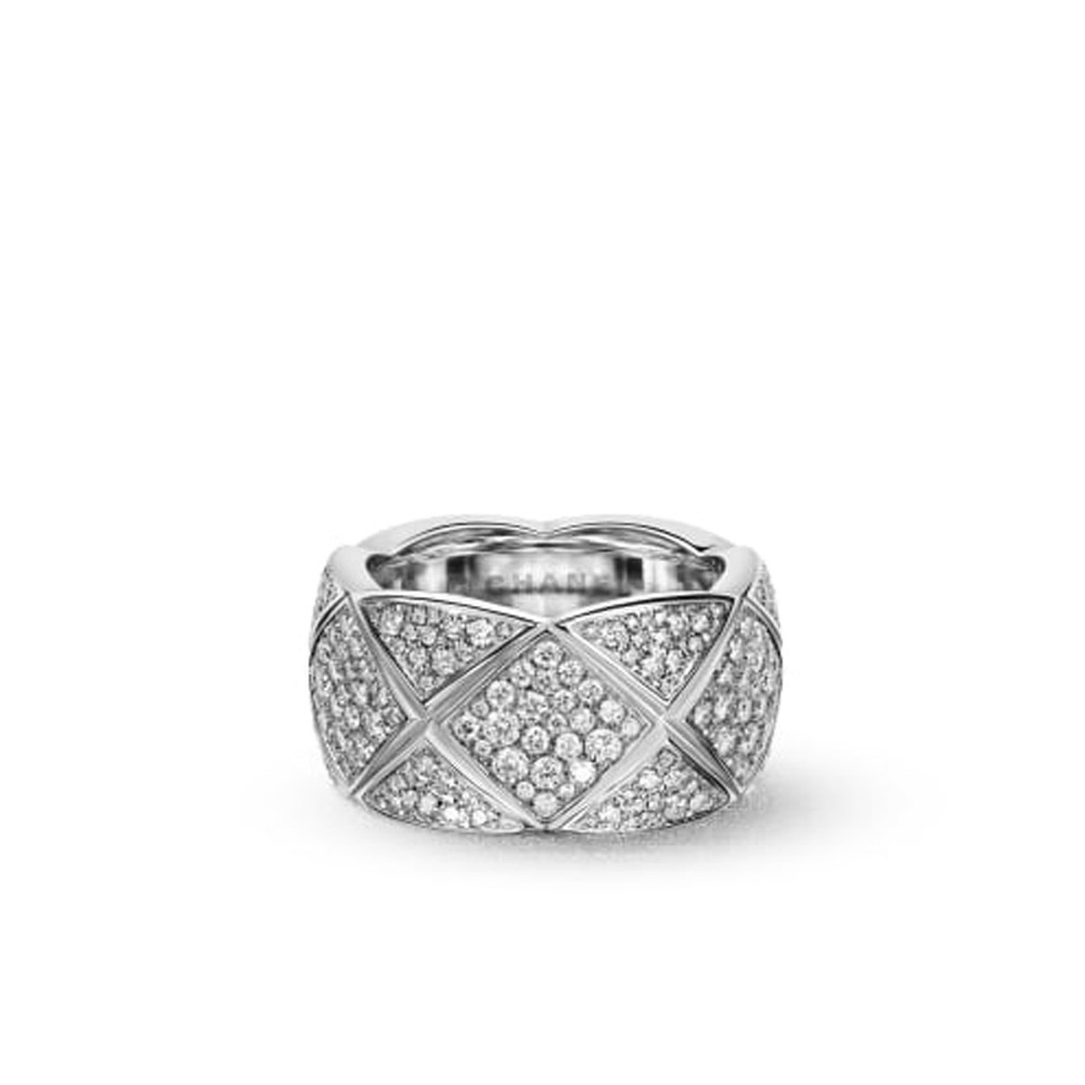 Chanel 18K White Gold Coco Crush Diamond Ring-29632 Product Image