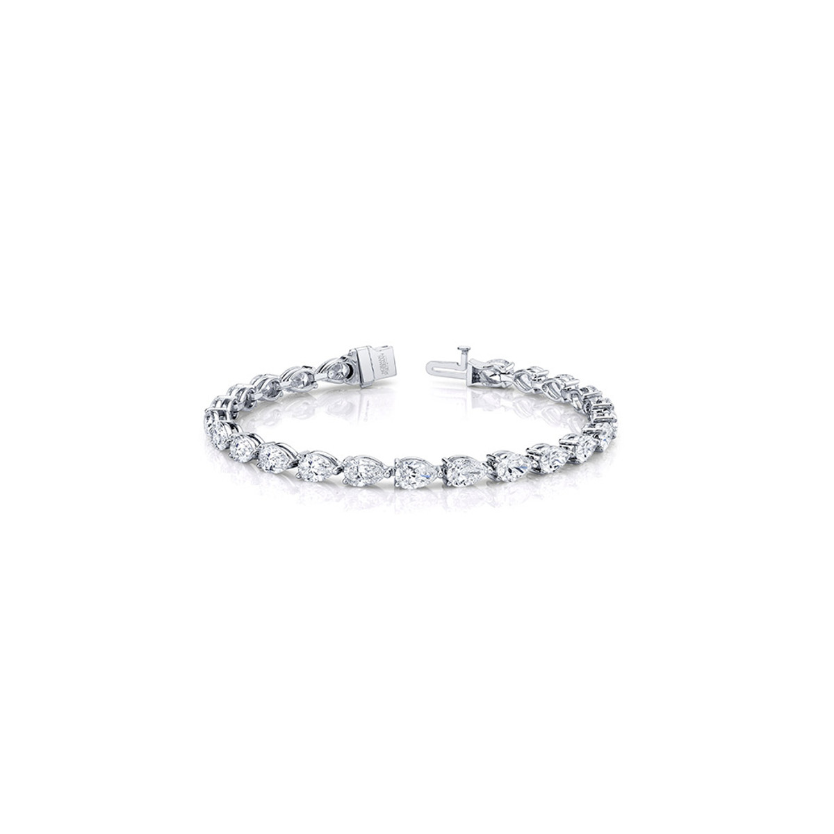 Hyde Park Collection 18K White Gold Diamond Bracelet-35668