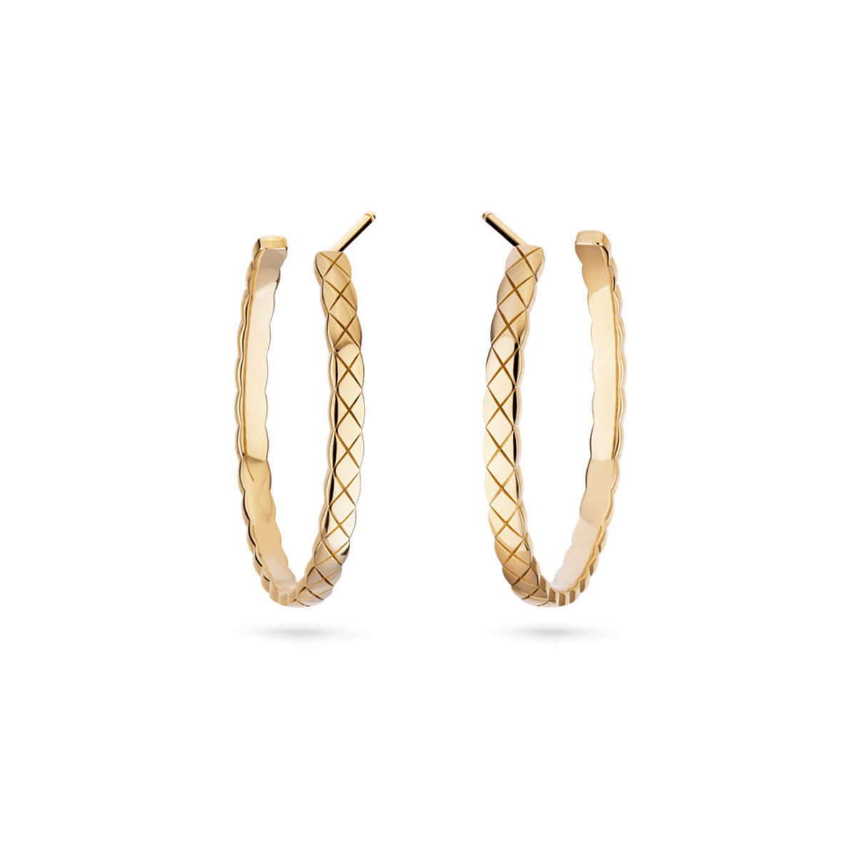 CHANEL COCO CRUSH HOOP EARRINGS-39081