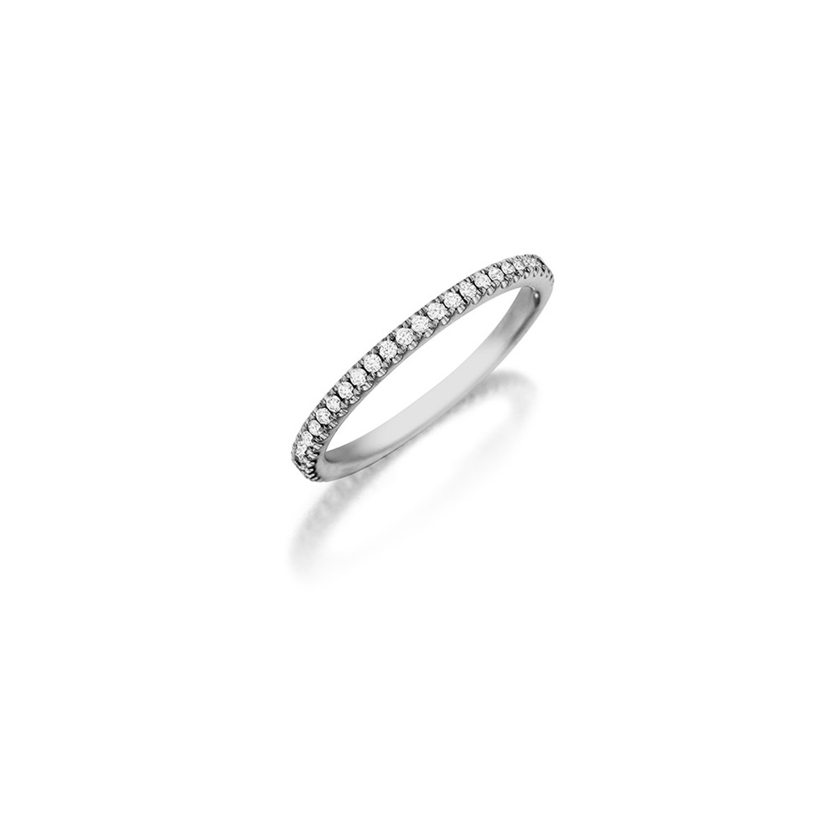 Henri Dausi 18K White Gold Diamond Band-44069