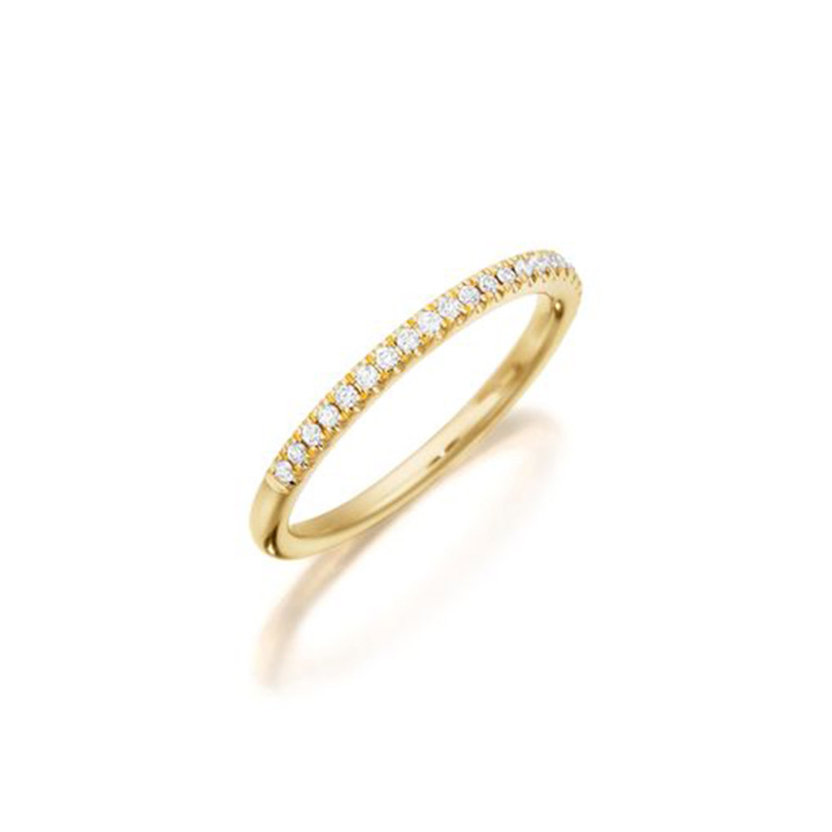 Henri Daussi 18K Yellow Gold Diamond Band-44070