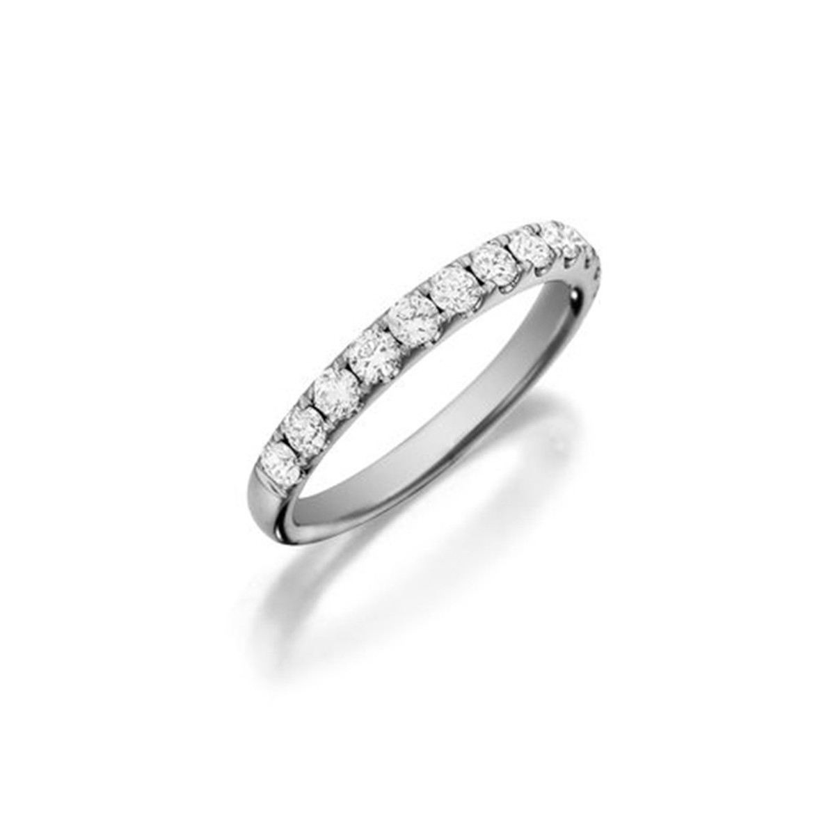 Henri Daussi 18K White Gold Diamond Band-44071 Product Image