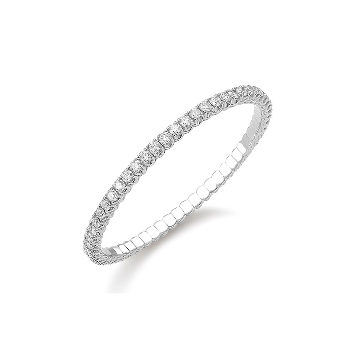 Picchiotti 18K White Gold XPANDABLE Diamond Bracelet-47881