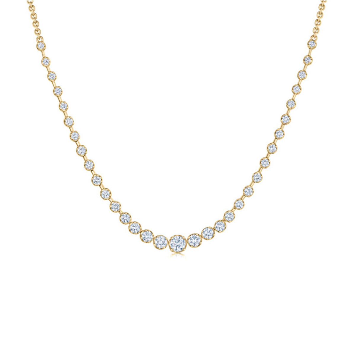 Kwiat 18K Yellow Gold Starry Night Diamond Necklace-51844