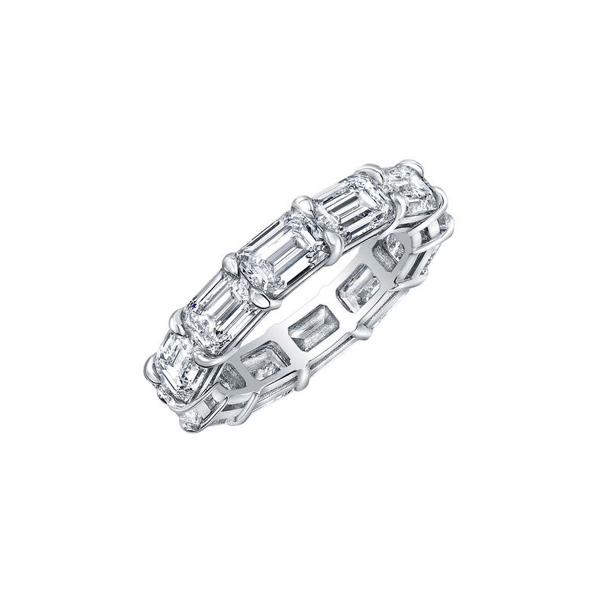 Hyde Park Collection 18K White Gold & Diamond Eternity Ring-DANVB7935 Product Image