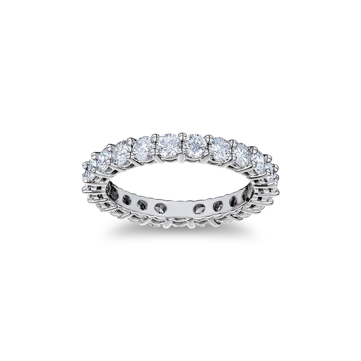 Hyde Park Collection Platinum Diamond Eternity Band-28220 Product Image