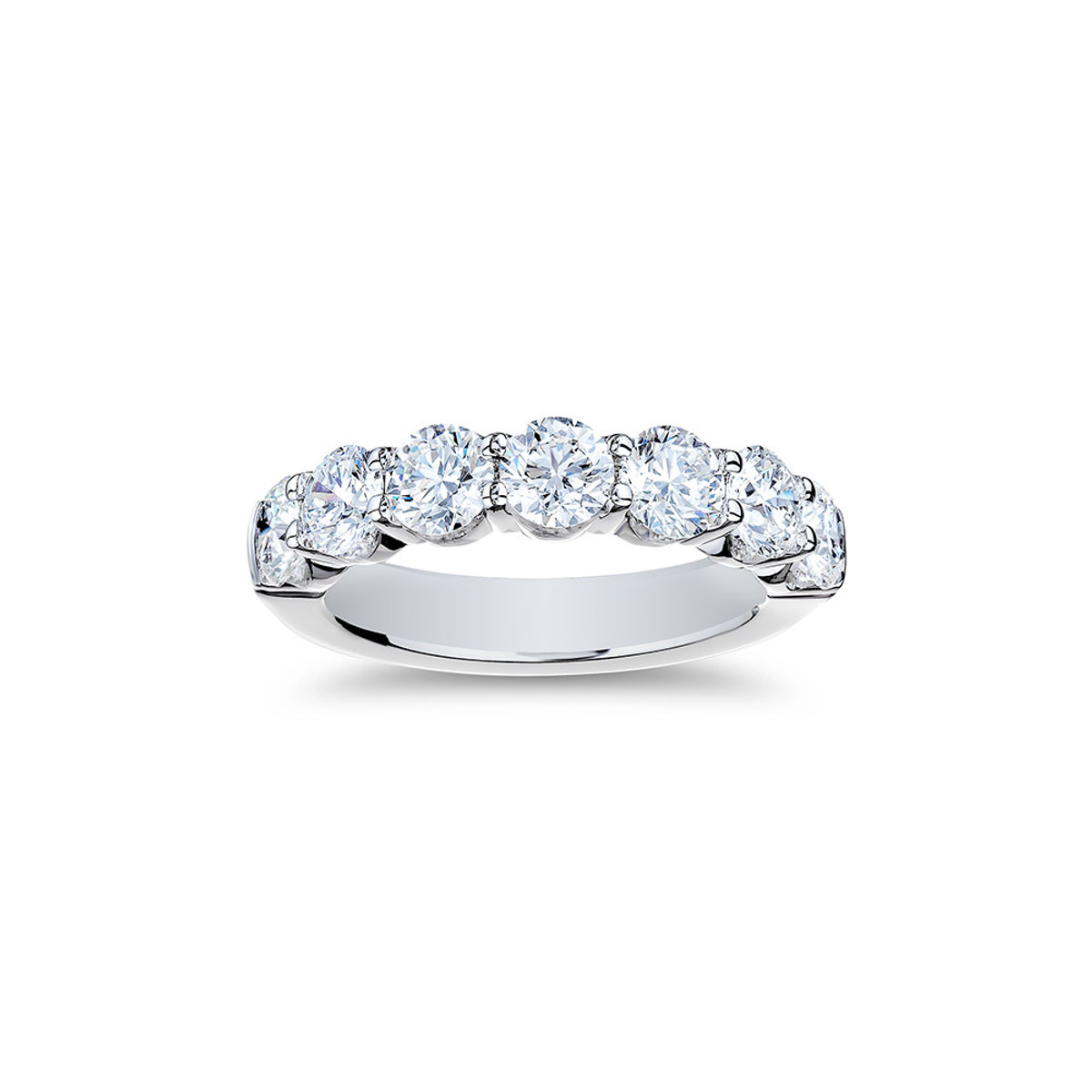 Hyde Park Collection 18K White Gold Diamond Band-28229 Product Image