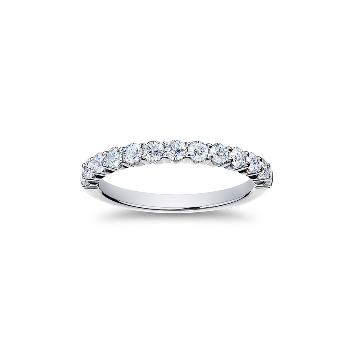 Hyde Park Collection 18K White Gold Diamond Band-28227 Product Image