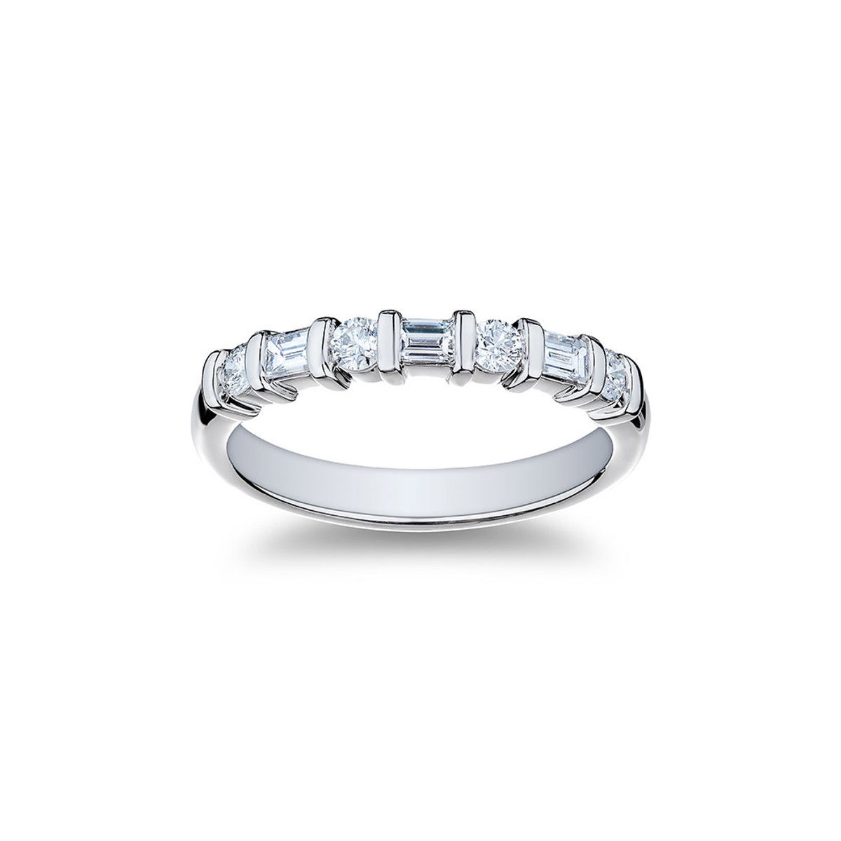 Hyde Park Collection Platinum Diamond Band-43570 Product Image