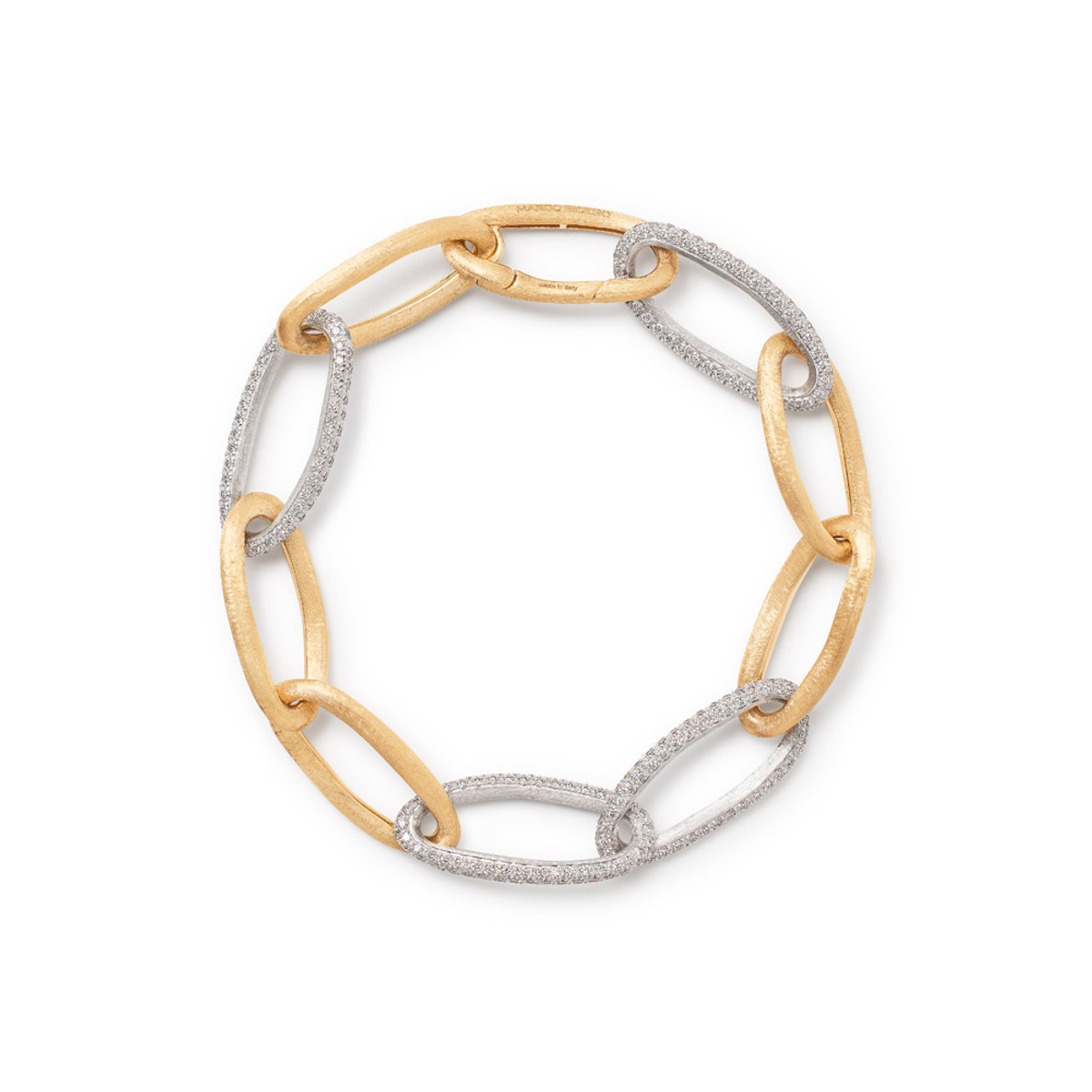 Marco Bicego Alta Collection 18K Yellow Gold Diamond Link Bracelet-54237 Product Image