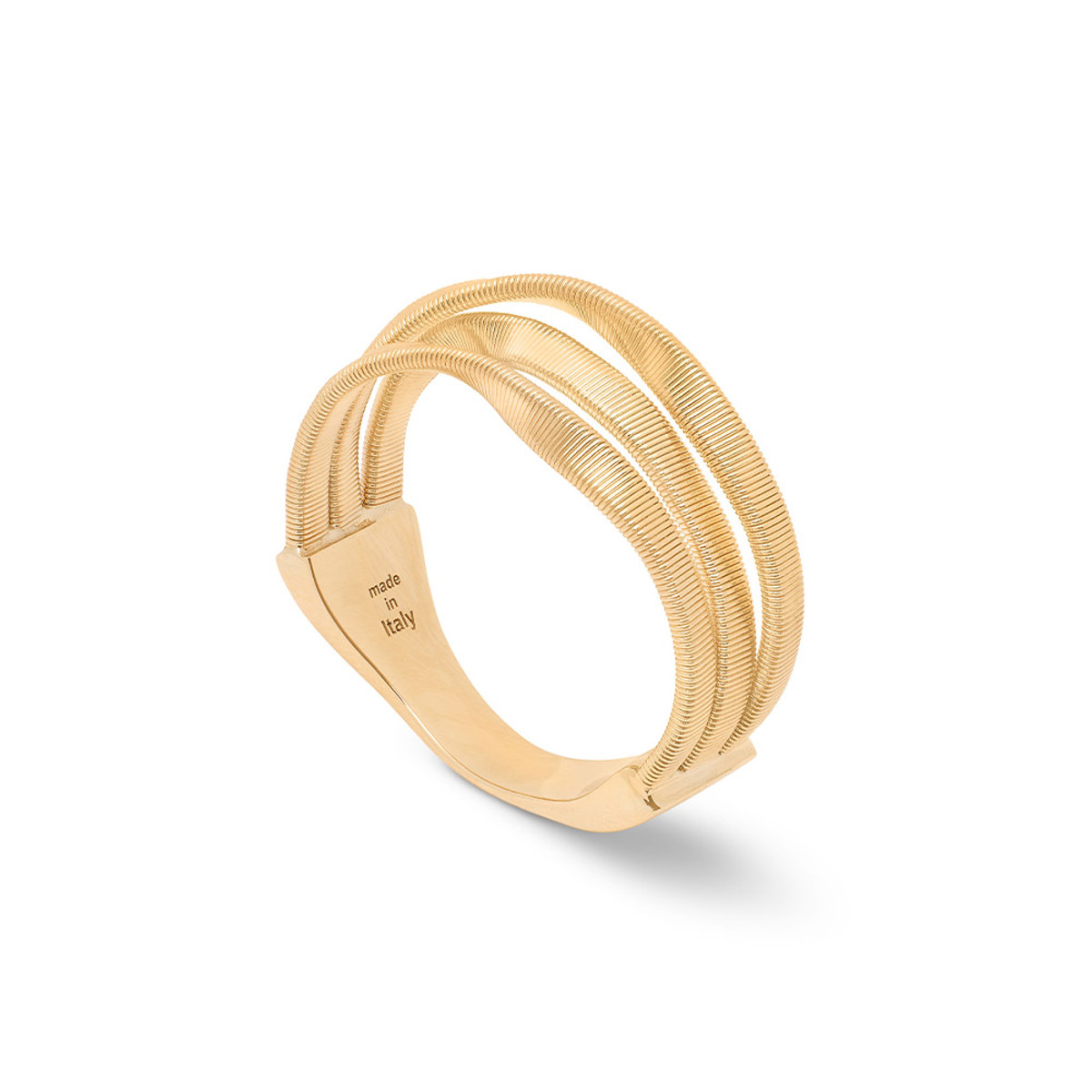 Marco Bicego Marrakech Collection 18K Yellow Gold 3 Row Hand Twisted Ring-54243