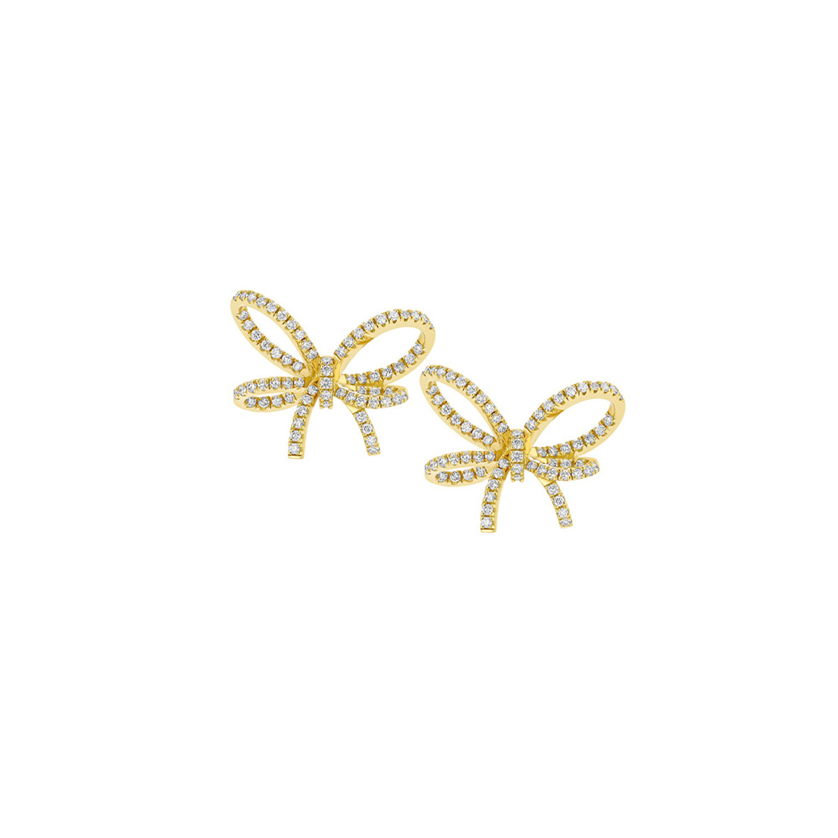 Future Fortune 18K Yellow Gold Gala Earrings-55961 Product Image