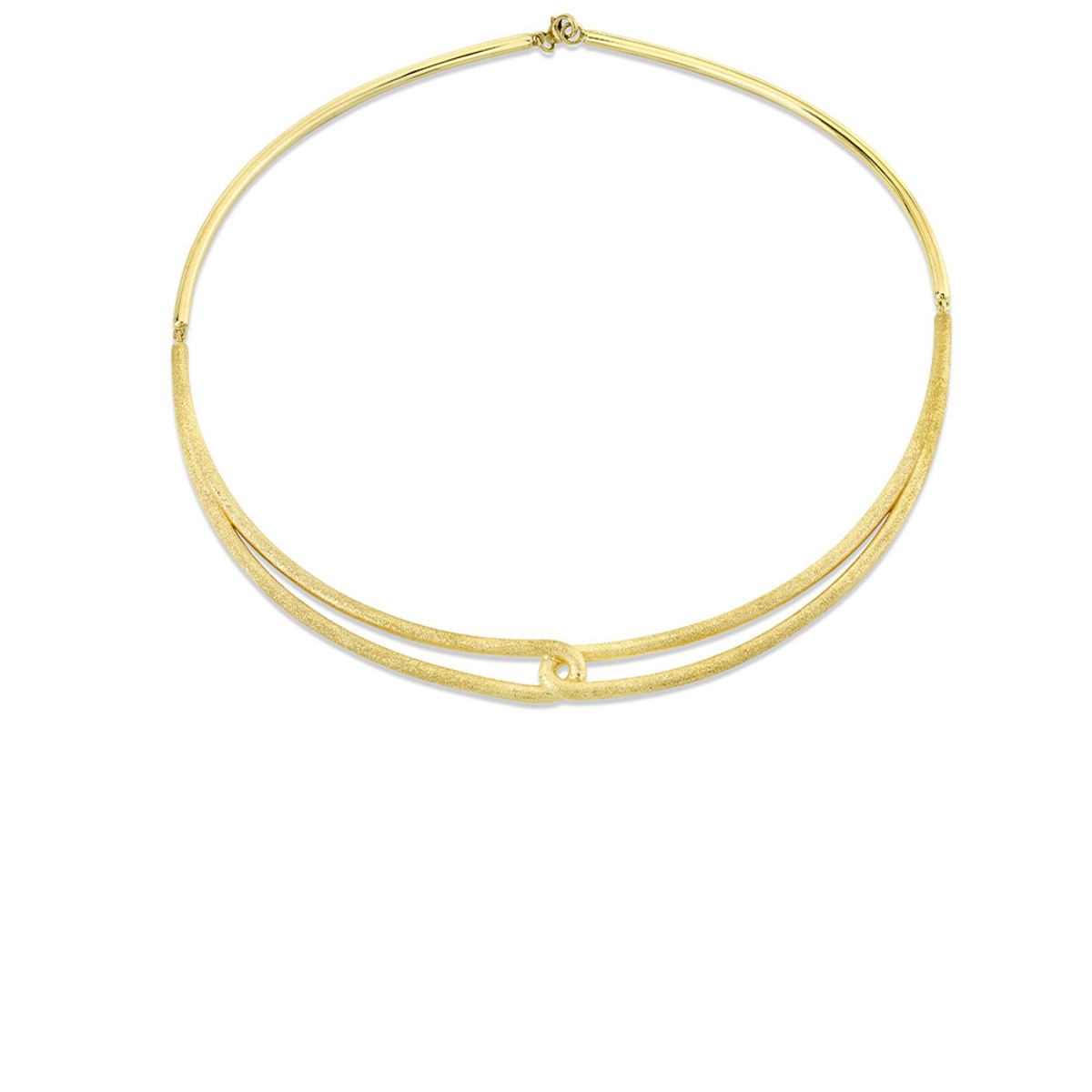 Future Fortune 18K Yellow Gold Wisdom Knot Necklace-55969 Product Image