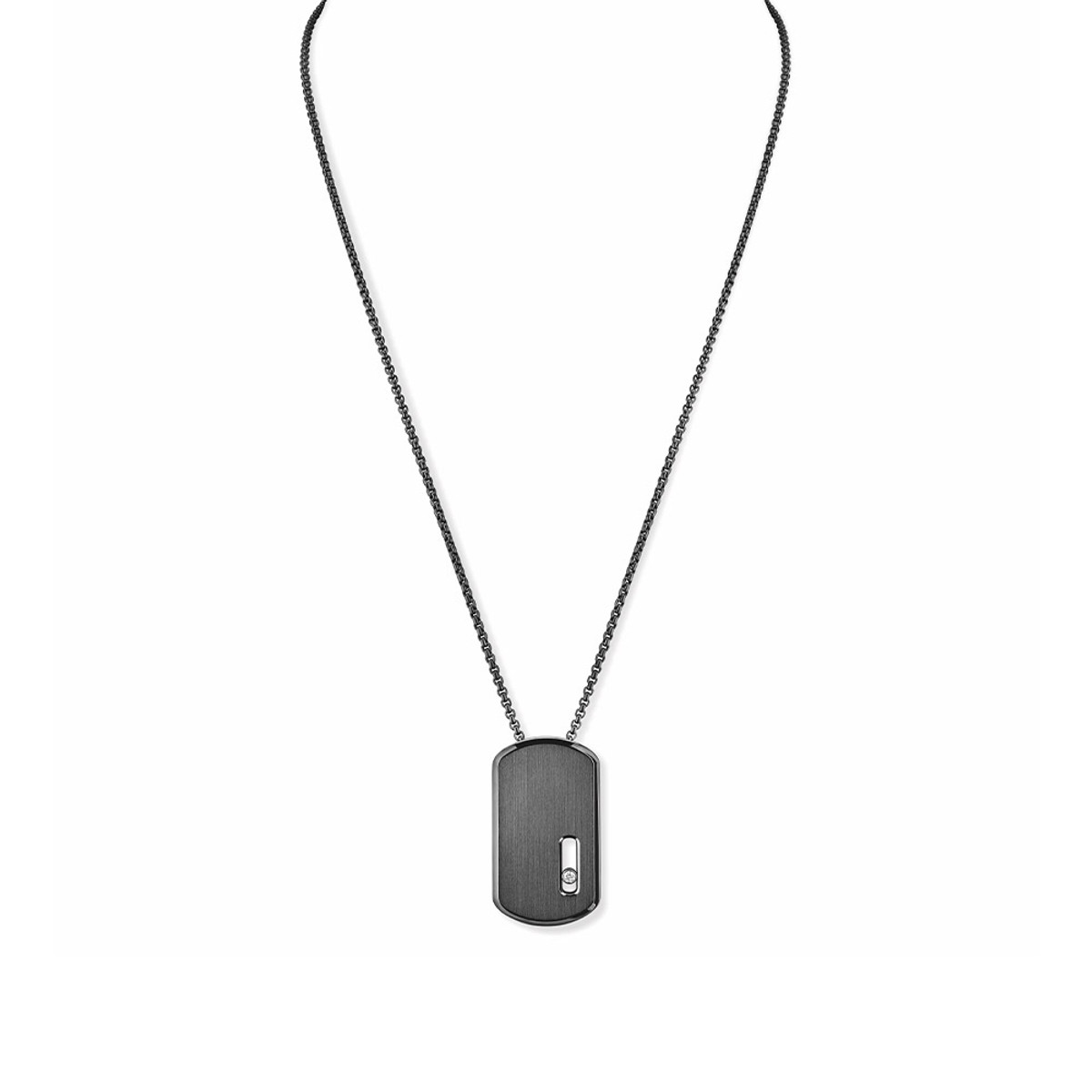 Messika Move Titanium Graphite Diamond Pendant Necklace-56338 Product Image