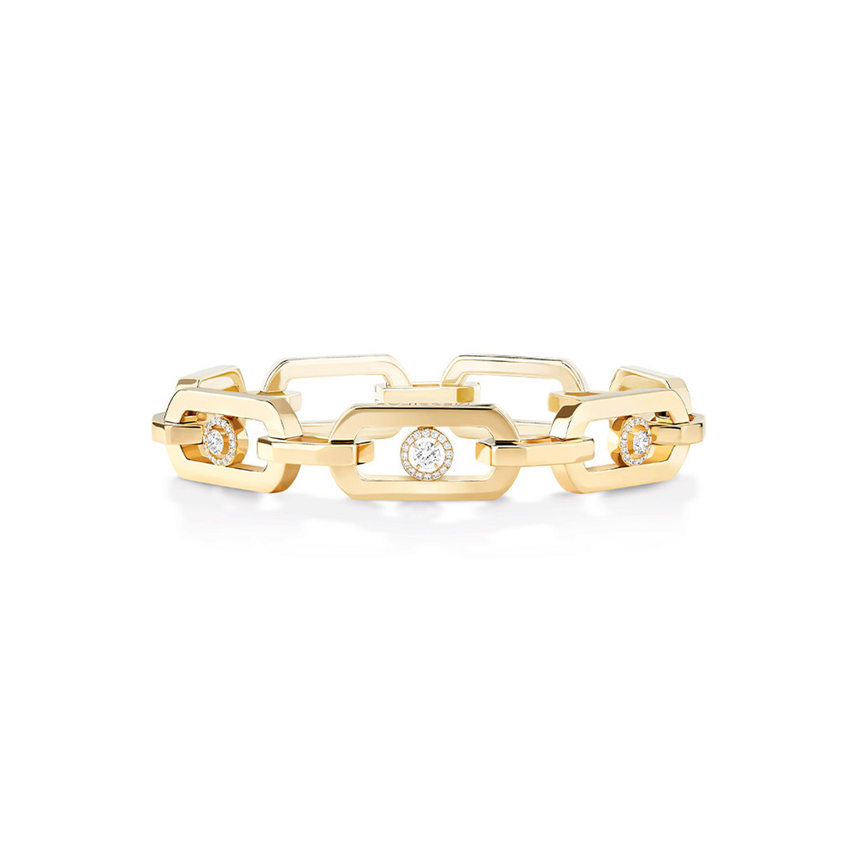 Messika 18K Yellow Gold Move Citizen XL Diamond Bracelet-56324 Product Image