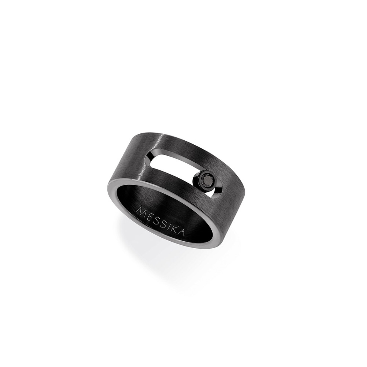 Messika Move Black Titanium and Black Diamond Ring-56340