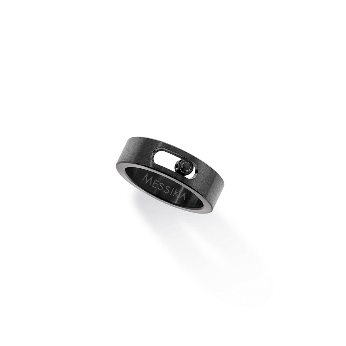 Messika Move Black Titanium and Black Diamond Ring-56343 Product Image