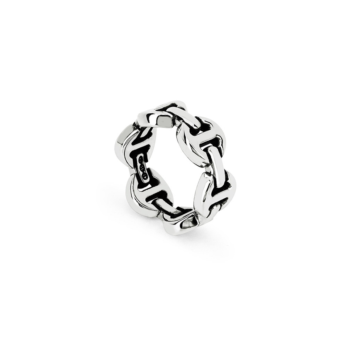 Hoorsenbuhs Sterling Silver Classic Tri-Link Ring-57501 Product Image
