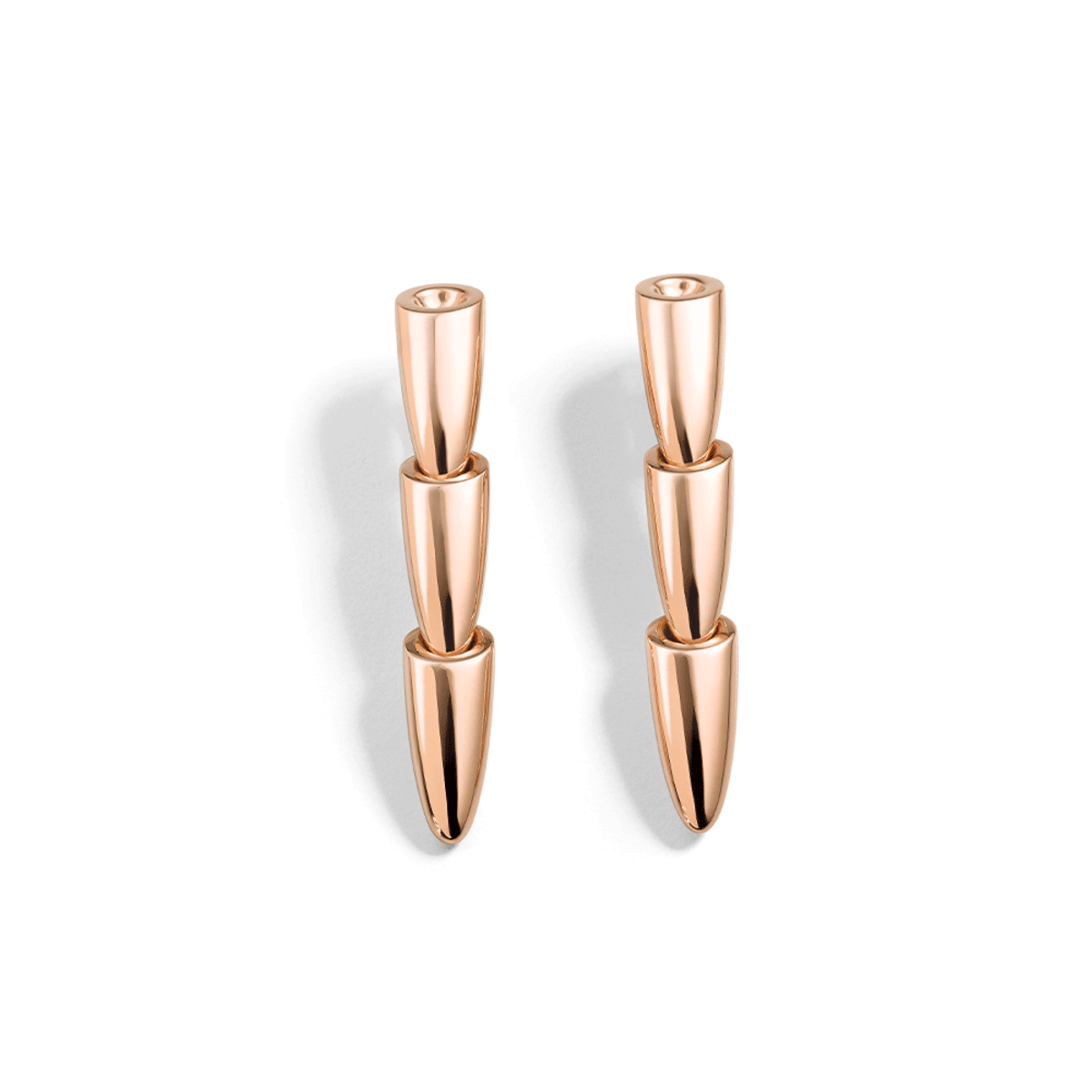 Vhernier 18K Rose Gold Calla Clip Earrings-53495 Product Image