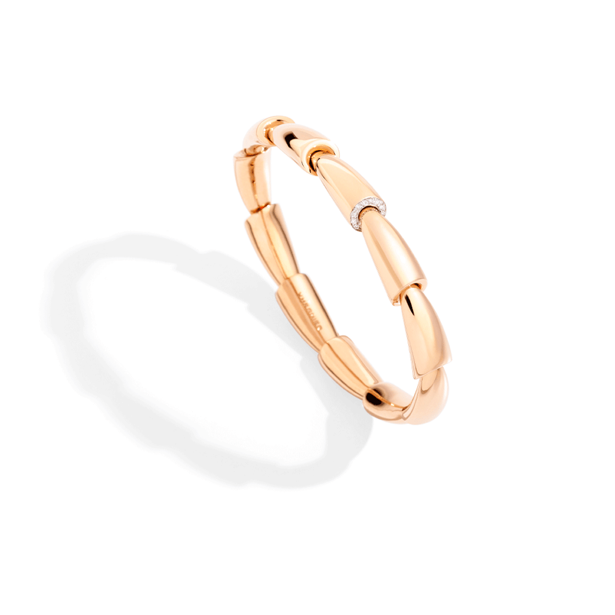 Vhernier 18K Rose Gold Calla Diamond Bracelet-53588