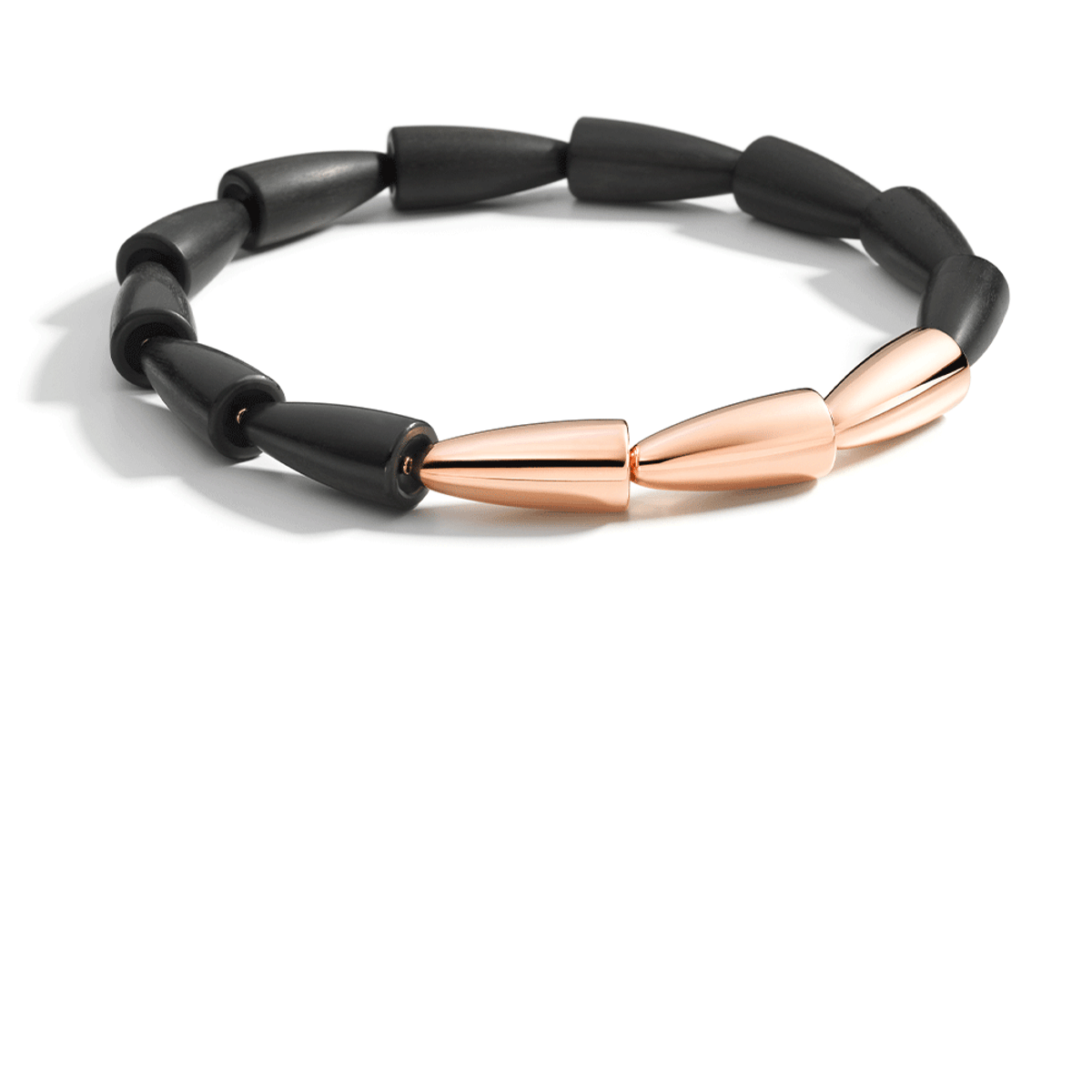 Vhernier 18K Rose Gold Calla Ebony Necklace-53492