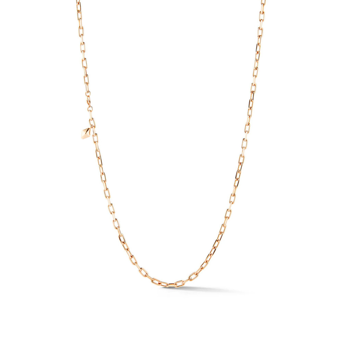 Walters Faith Saxon 18K Rose Gold Chain Necklace with Origami Hang Tag-56958
