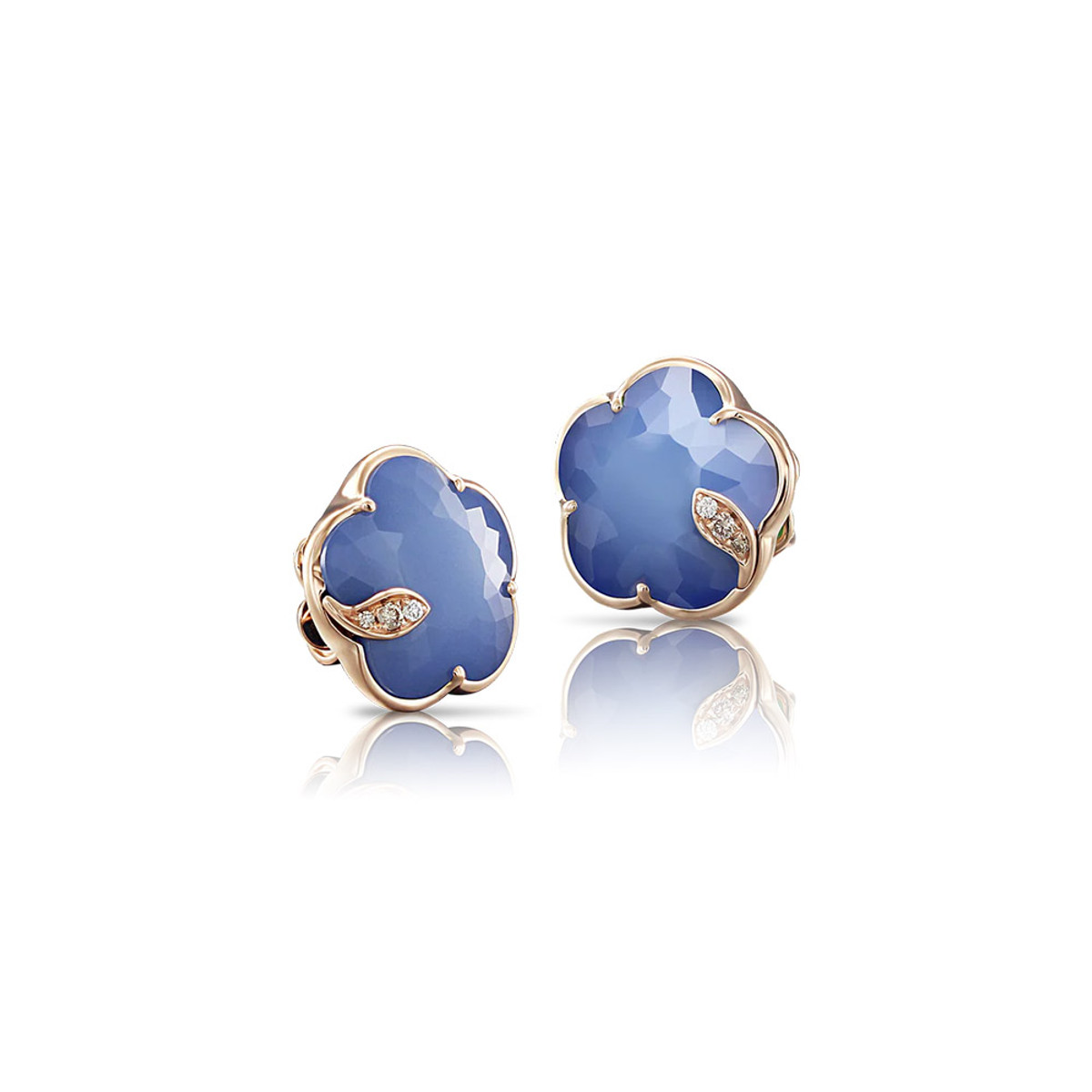 Pasquale Bruni 18K Rose Gold Blue Moon Petit Joli Earrings-57231