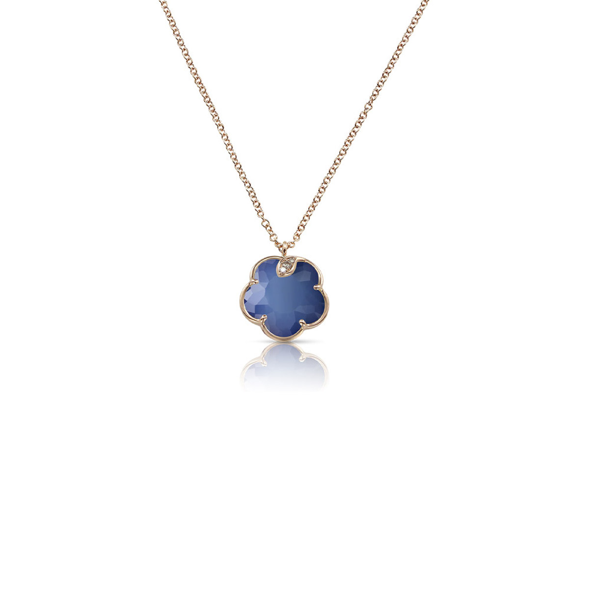 Pasquale Bruni 18K Rose Gold Blue Moon Petit Joli Necklace-57234 Product Image