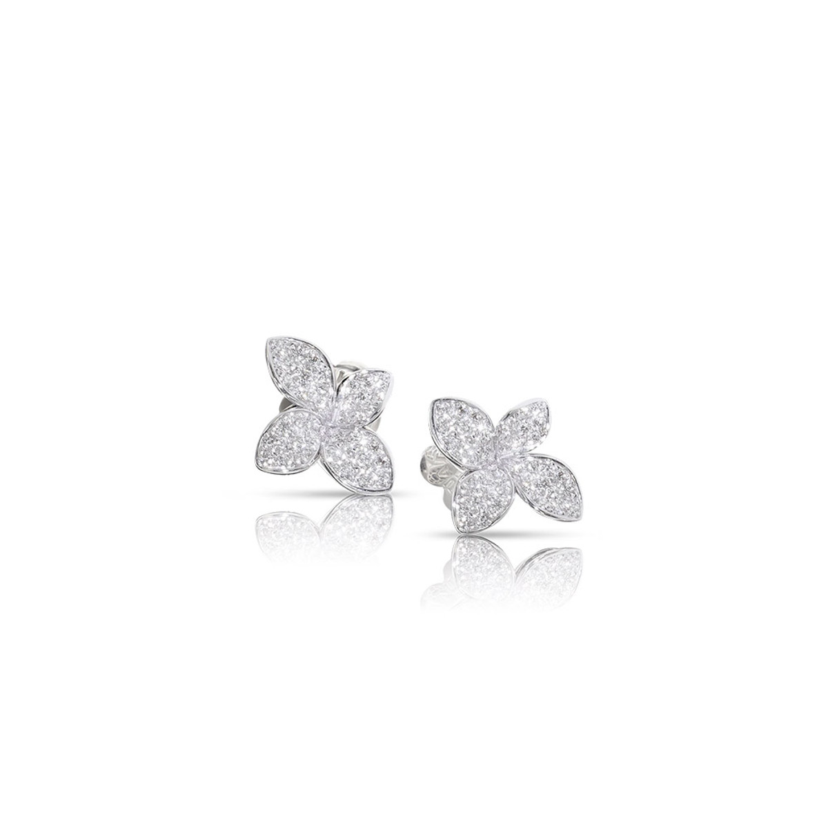 Pasquale Bruni 18K White Gold Petit Garden Diamond Earrings-57240 Product Image