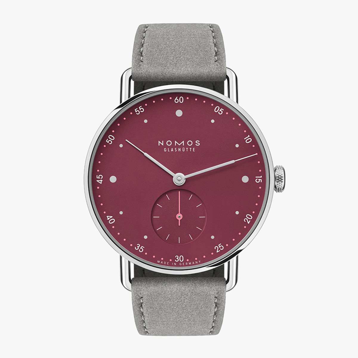 NOMOS Glashütte Metro 33 Muted Red Ref. 1123-58246