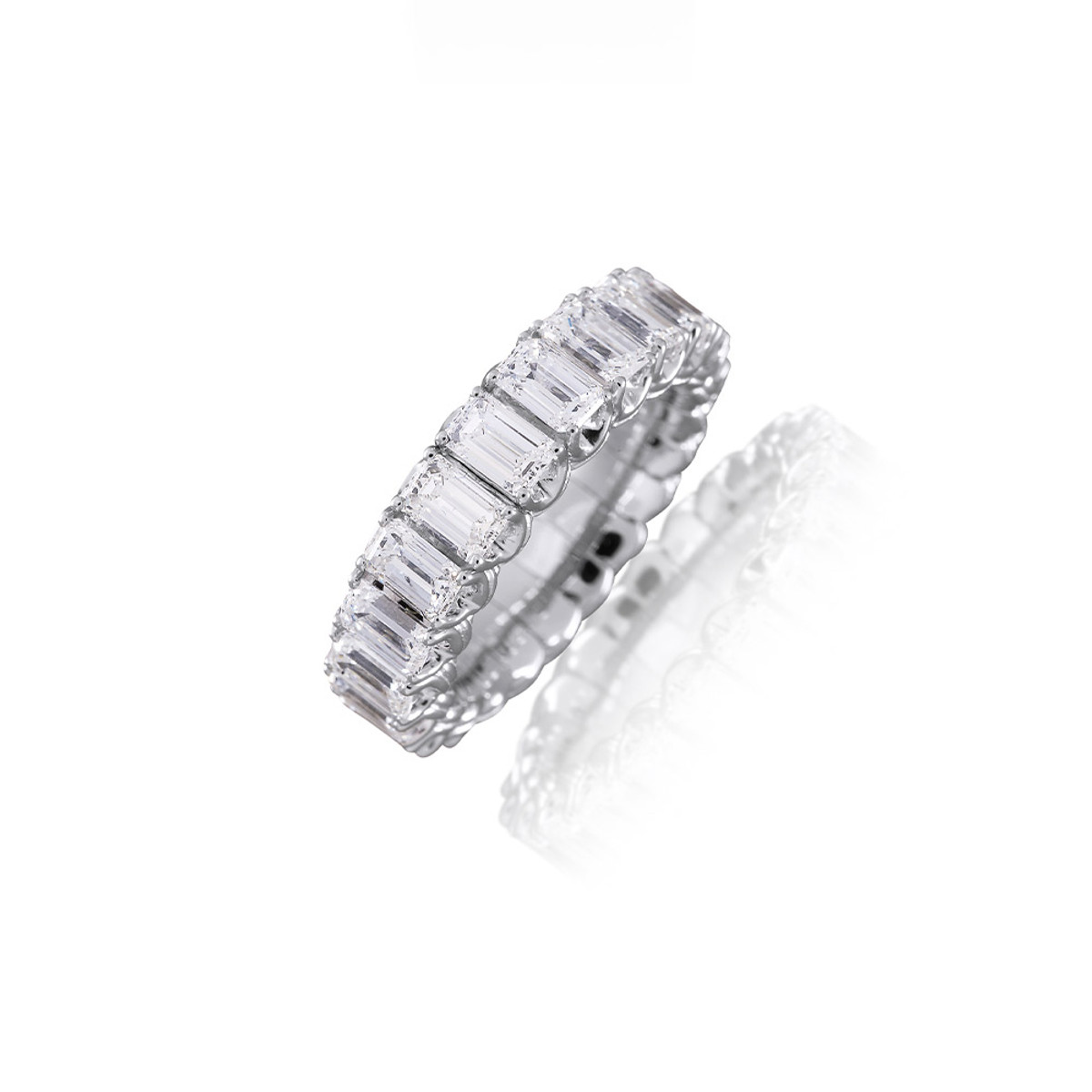 Picchiotti 18K White Gold XPANDABLE Diamond Ring-57115 Product Image