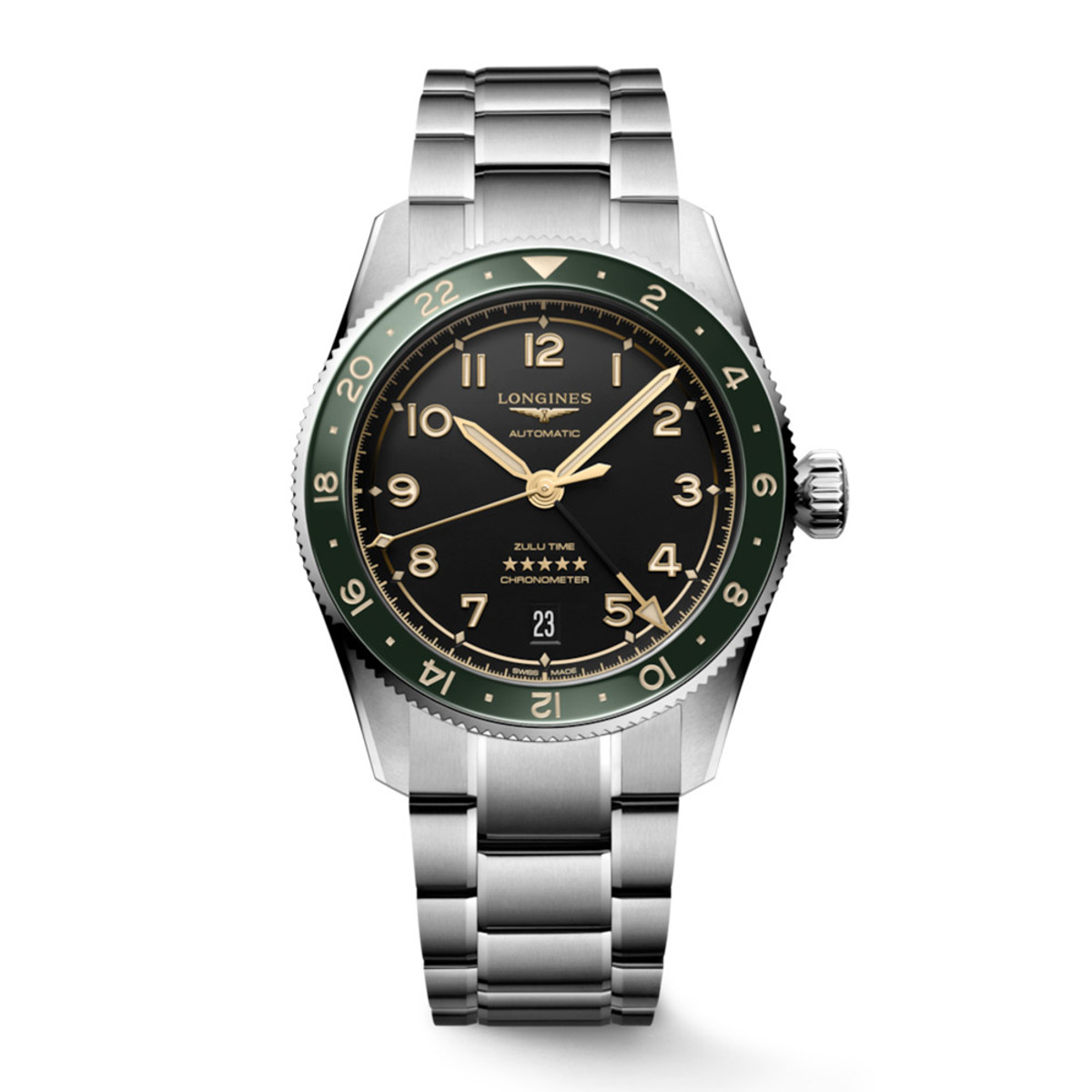 Longines Spirit Zulu Time GMT Automatic 39mm L3.802.4.63.6-59491 Product Image