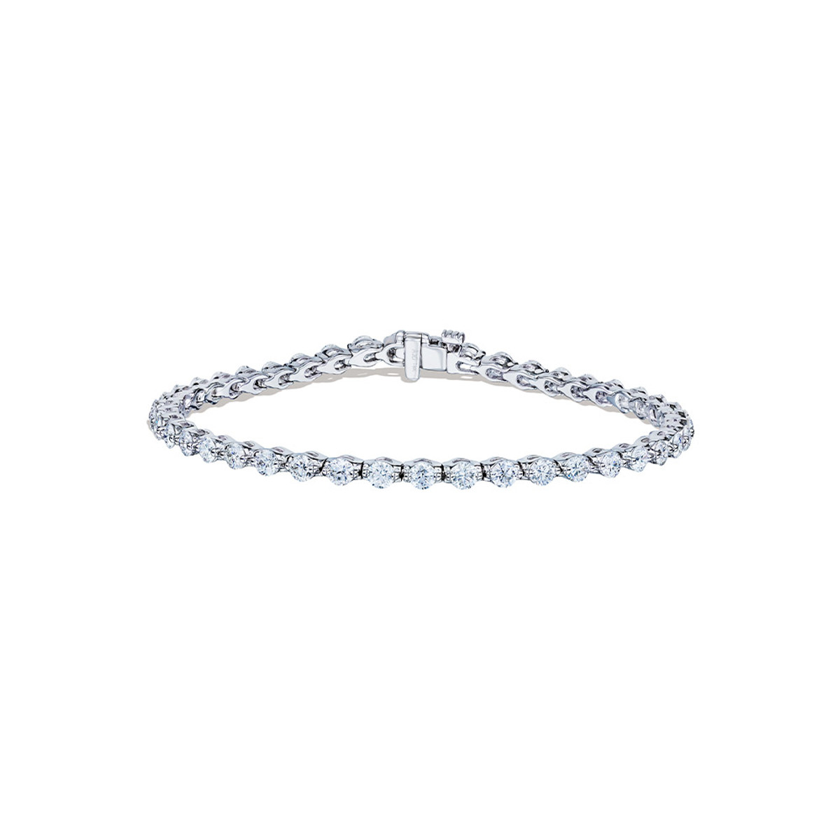 Hyde Park Collection 18K White Gold Diamond Bracelet-38307