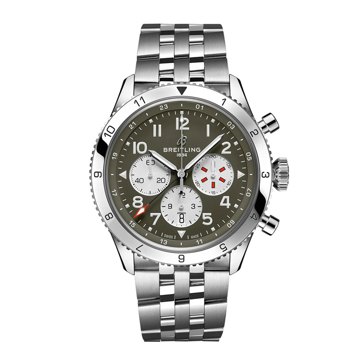 Breitling Super AVI 46 B04 Automatic Chronograph GMT Curtiss Warhawk AB04452A1L1A1-60190 Product Image